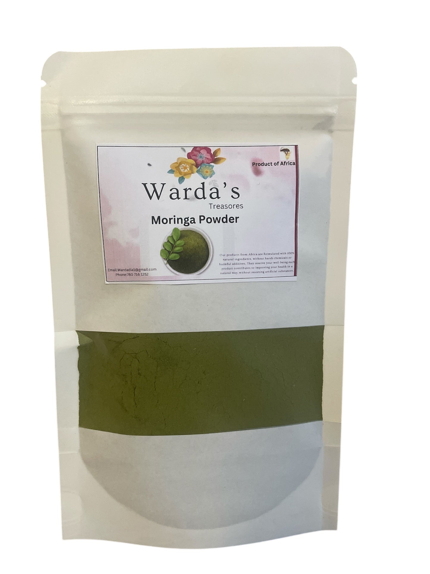 F.  Moringa Powder 100% naturelle 90g