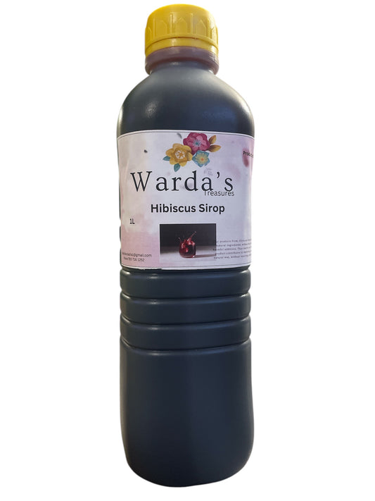 E.    Hibiscus Sirop 100% Naturel 1L