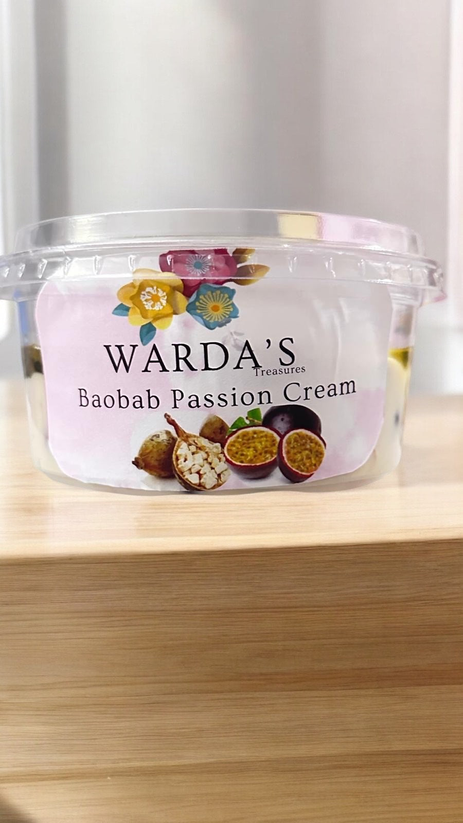 Baobab Passion fruit creme 240g 100% naturel